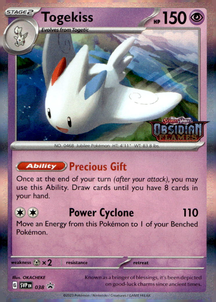 Togekiss (Prerelease) SVP 038 NM