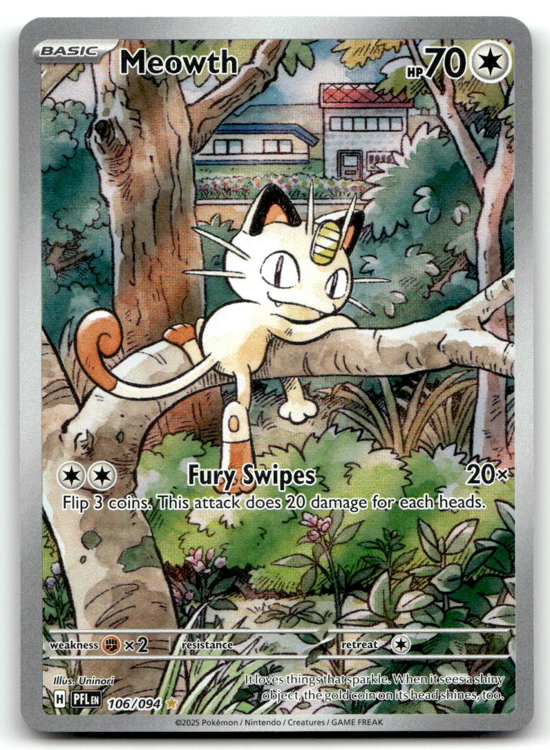Meowth PFL 106/094 NM