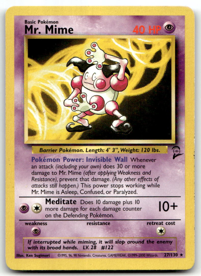 Mr. Mime BS2 027/130 LP