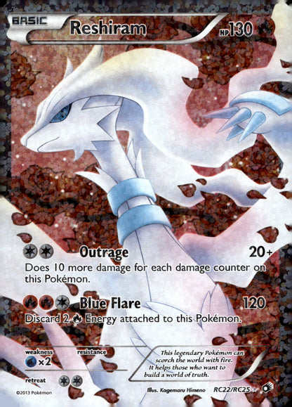 Reshiram (Full Art) LTR RC22/RC25 LP