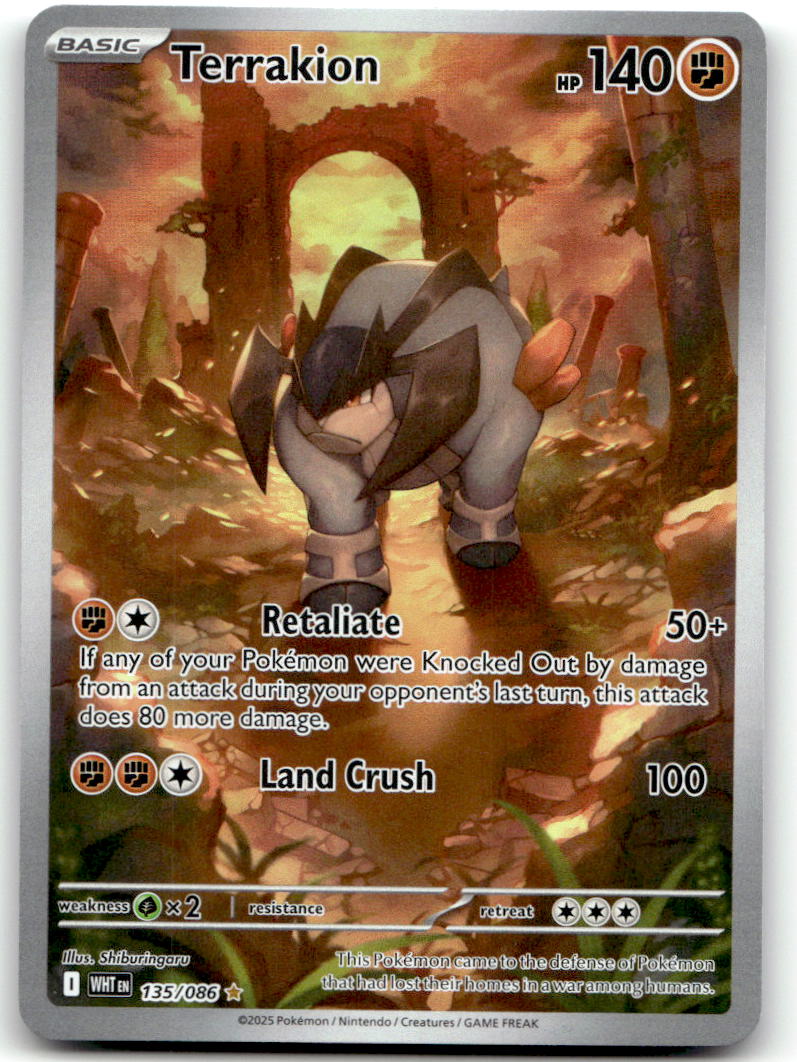 Terrakion WHT 135/086 NM