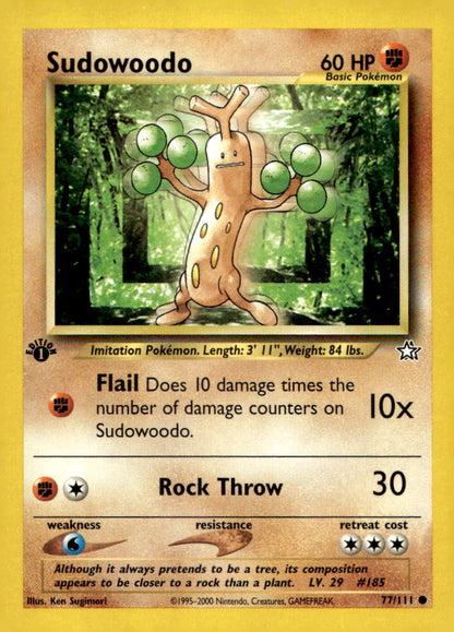 Sudowoodo N1 077/111 NM