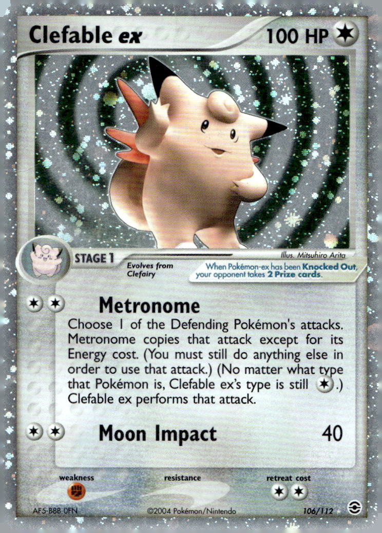 Clefable ex RG 106/112 HP