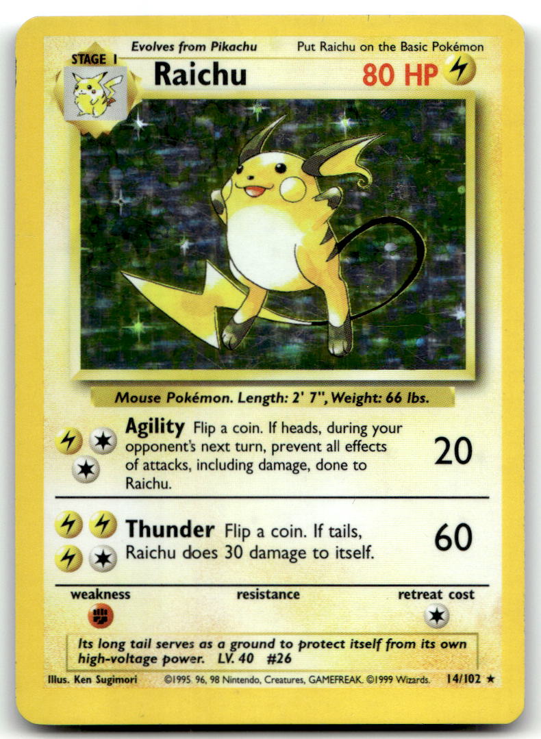 Raichu BS 014/102 MP