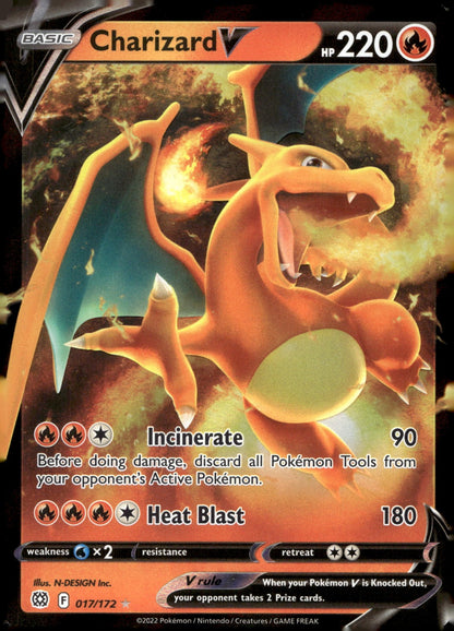 Charizard V SWSH09 017/172 NM