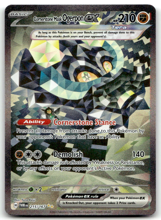 Cornerstone Mask Ogerpon ex TWM 215/167 NM