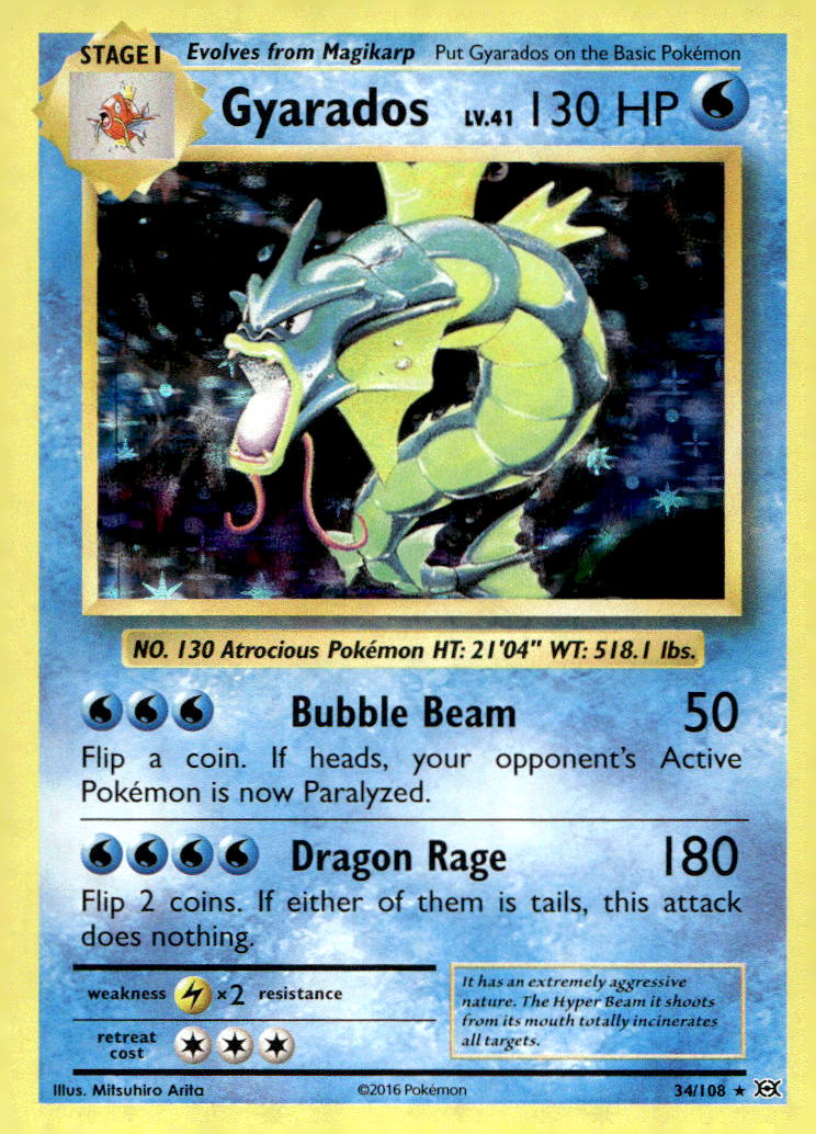 Gyarados EVO 34/108 NM