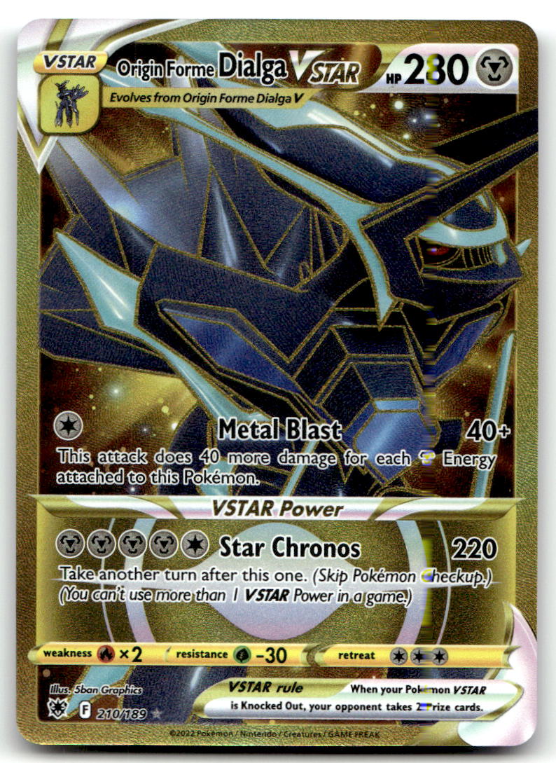 Origin Forme Dialga VSTAR - (Secret) SWSH10 210/189 NM