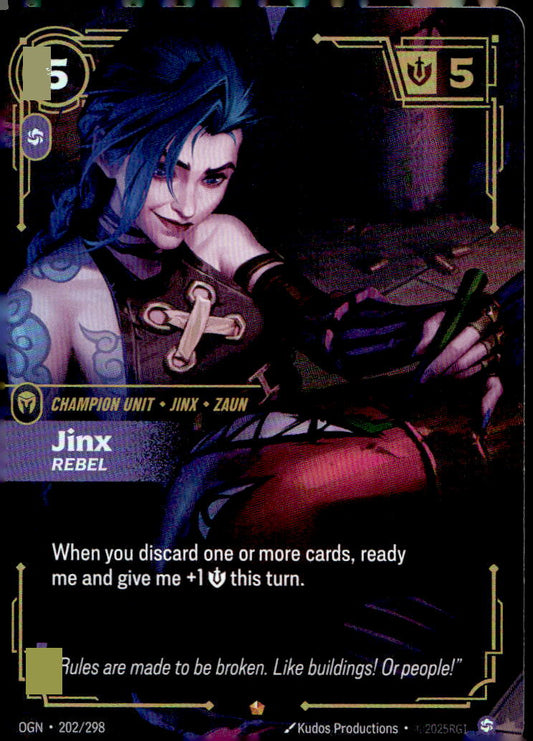 Jinx, Rebel OGN 202/298 Epic NM