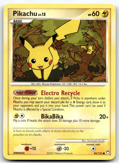 Pikachu MT 94/123 NM