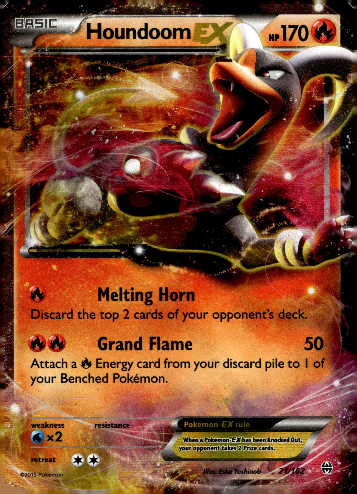 Houndoom EX BKT 21/162 NM