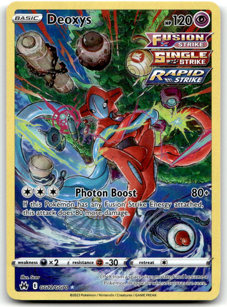 Deoxys CRZ:GG GG12/GG70 NM