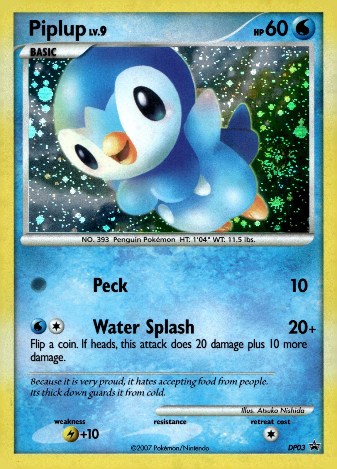 Piplup PR DP03 NM