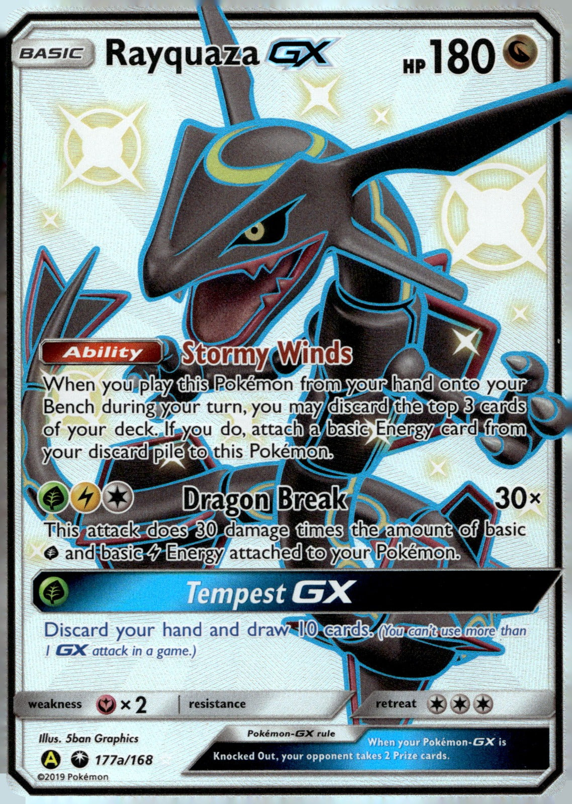 Rayquaza GX PR 177a/168 NM
