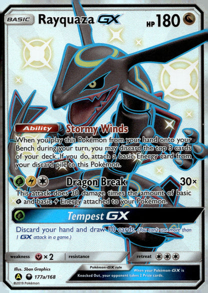 Rayquaza GX PR 177a/168 NM