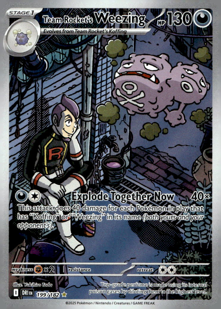 Team Rocket's Weezing DRI 199/182 NM