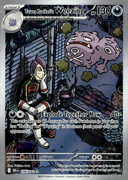 Team Rocket's Weezing DRI 199/182 NM