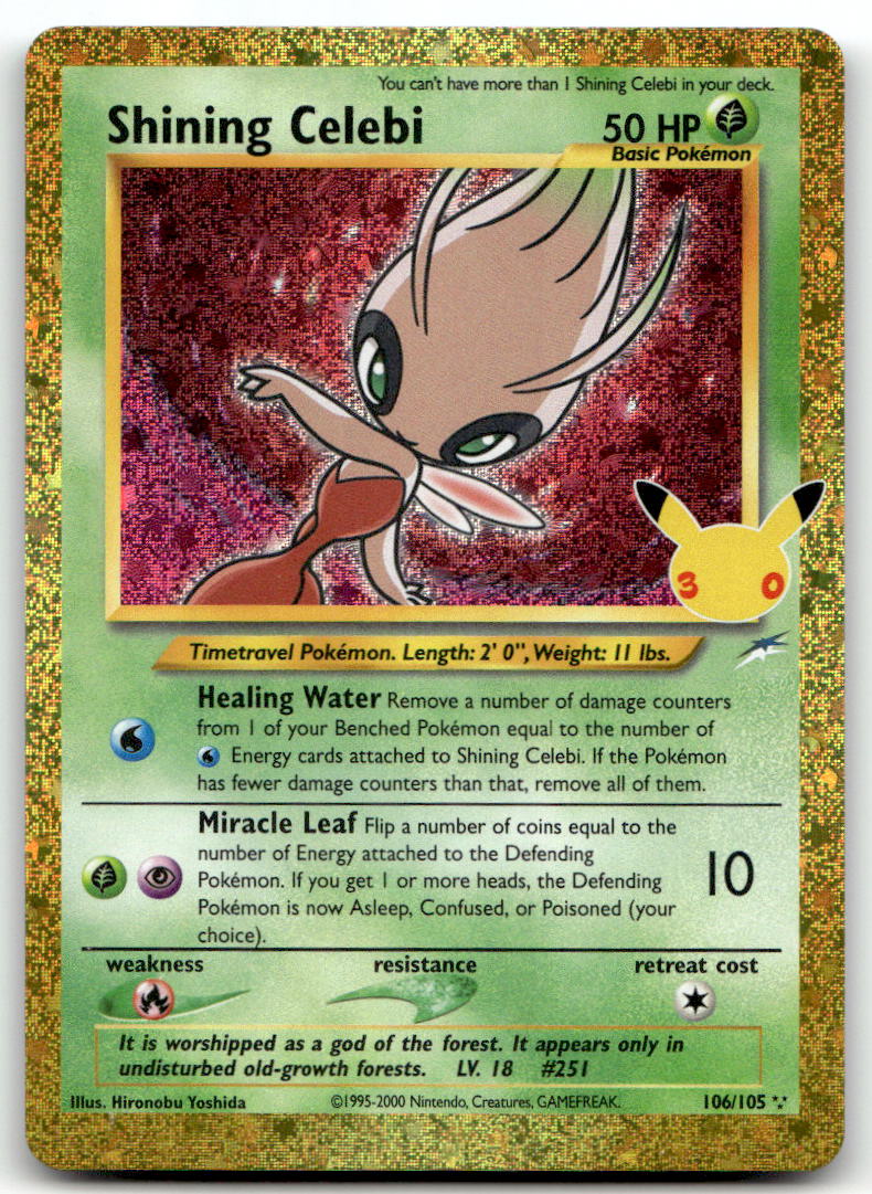 Shining Celebi 30C 106/105 NM