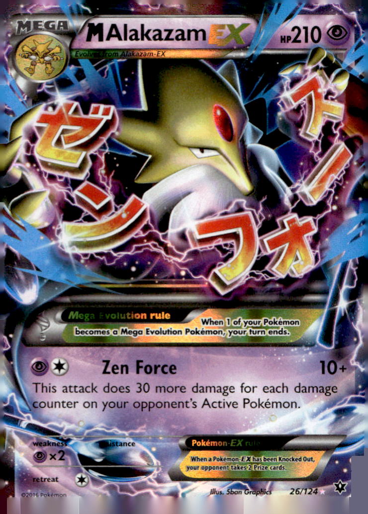 M Alakazam EX FCO 26/124 LP