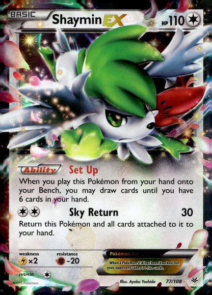 Shaymin EX ROS 77/108 LP