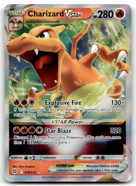 Charizard VSTAR SWSH09 018/172 NM