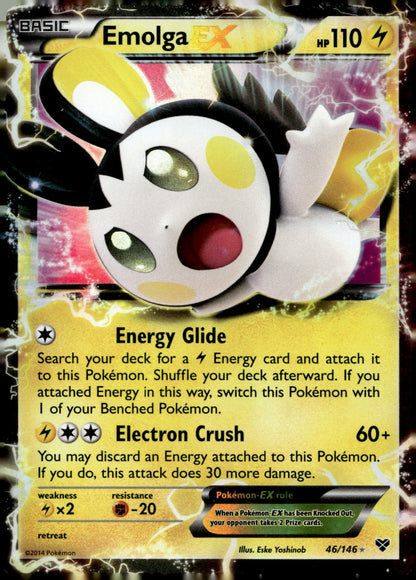 Emolga EX XY 46/146 NM