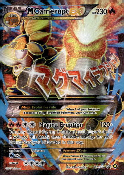 M Camerupt EX PR XY198a DMG