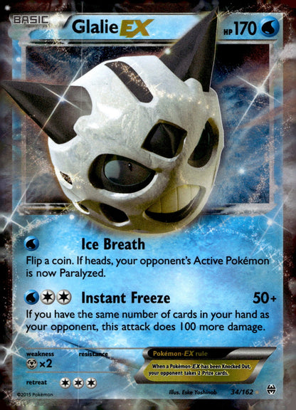 Glalie EX BKT 34/162 NM