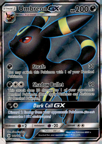 Umbreon GX (Full Art) SM01 142/149 DMG