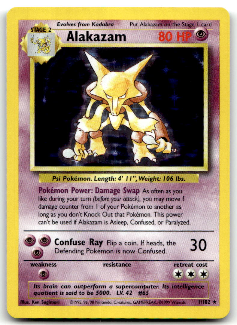Alakazam BS 001/102 LP