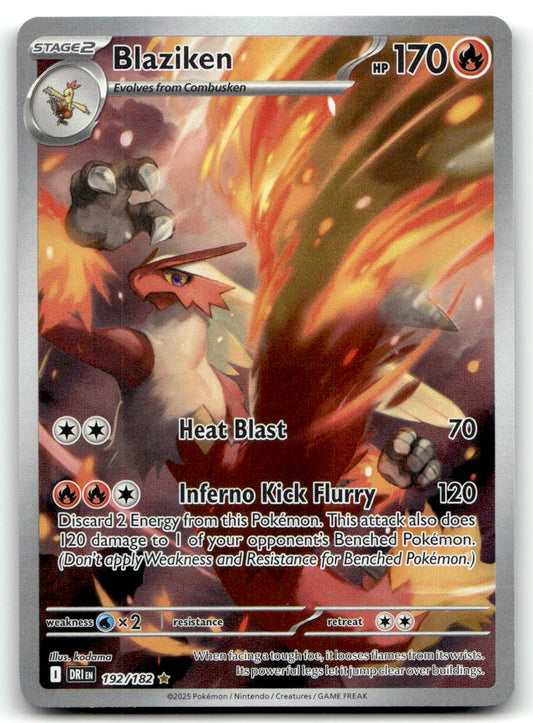 Blaziken DRI 192/182 NM