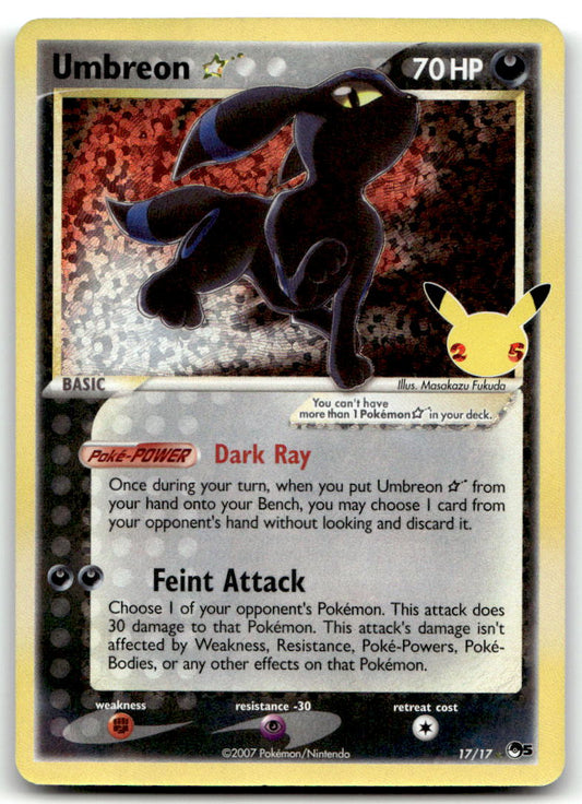 Umbreon Star CCC 17/17 NM