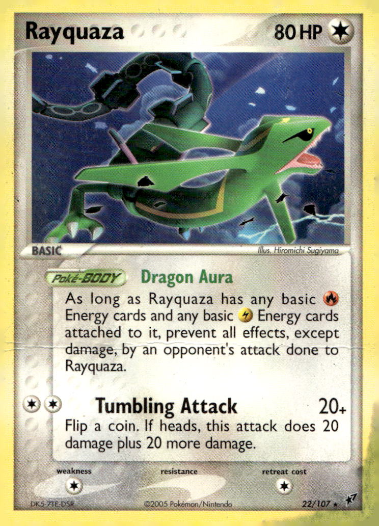 Rayquaza DX 22/107 DMG