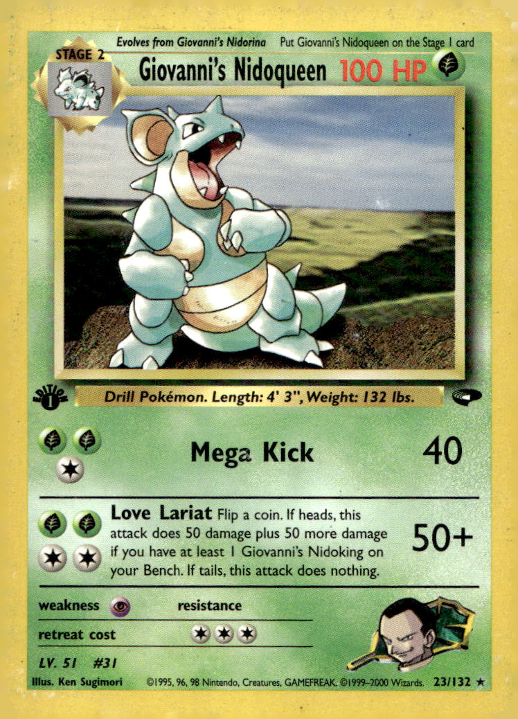 Giovanni's Nidoqueen G2 023/132 HP
