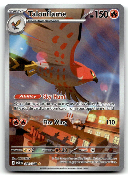 Talonflame POR 091/088 NM