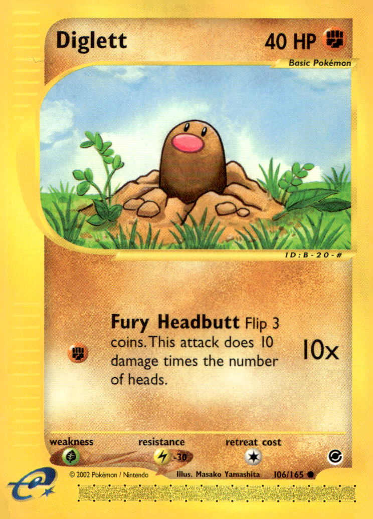Diglett EX 106/165 DMG