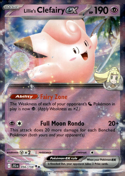 Lillie's Clefairy ex JTG 056/159 NM