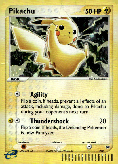 Pikachu (EX Series Collector's Tin) PR 012 DMG