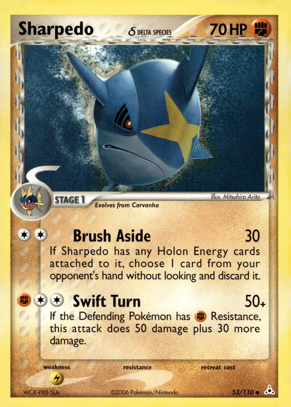 Sharpedo (Delta Species) HP 53/110 LP