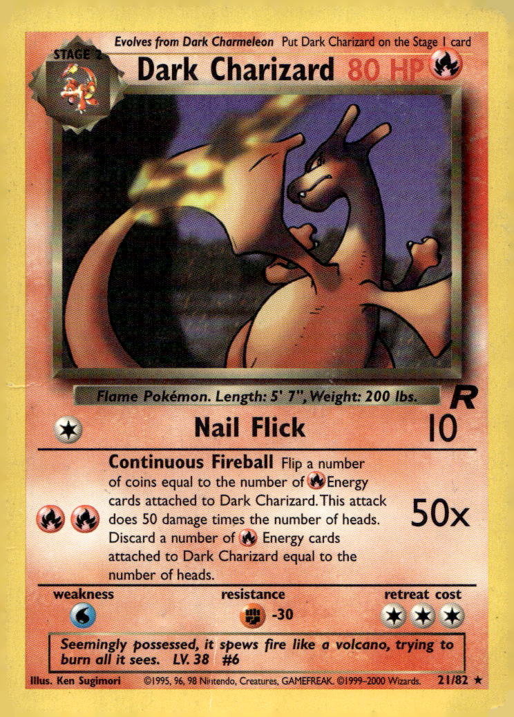 Dark Charizard (21) TR 21/82 HP