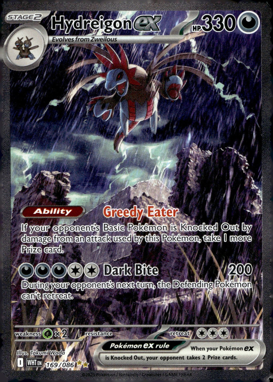 Hydreigon ex WHT 169/086 NM
