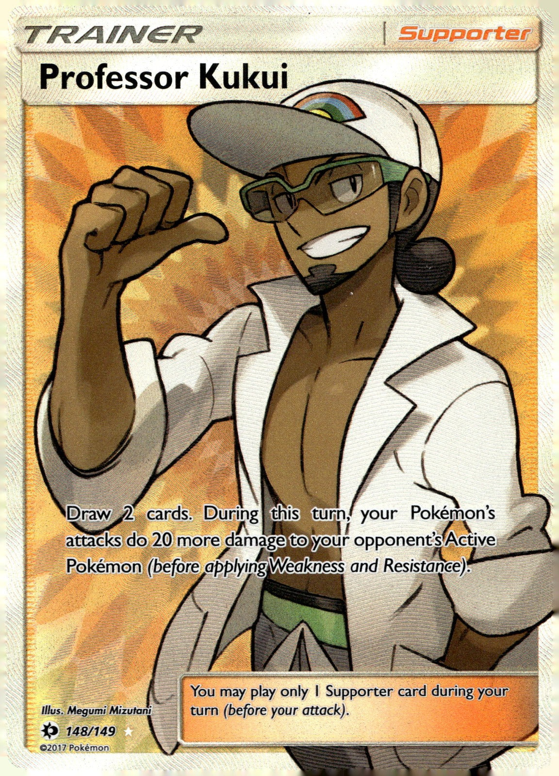 Professor Kukui (Full Art) SM01 148/149 NM