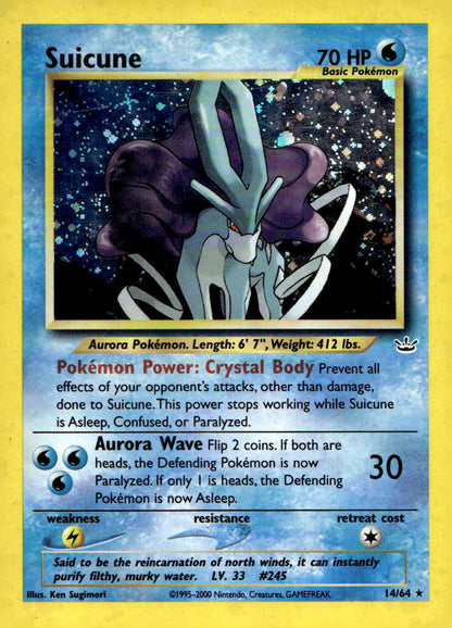 Suicune (14) N3 14/64 HP