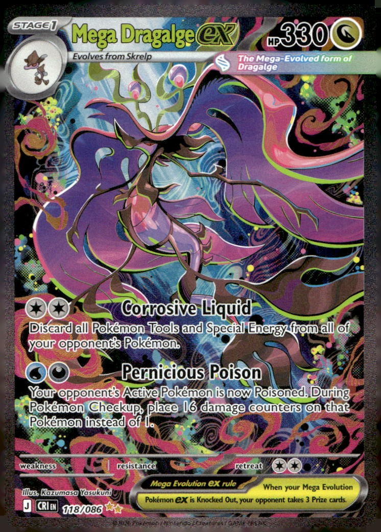 Mega Dragalge ex CRI 118/086 NM