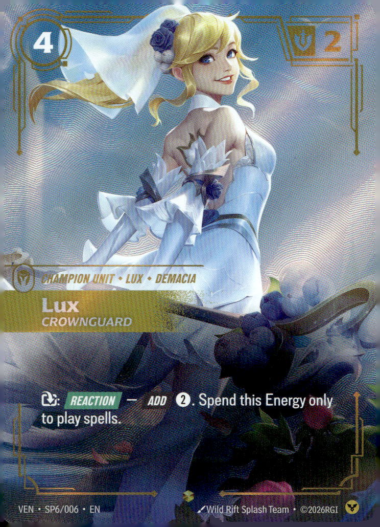 Lux, Crownguard VEN SP6/006 Showcase NM