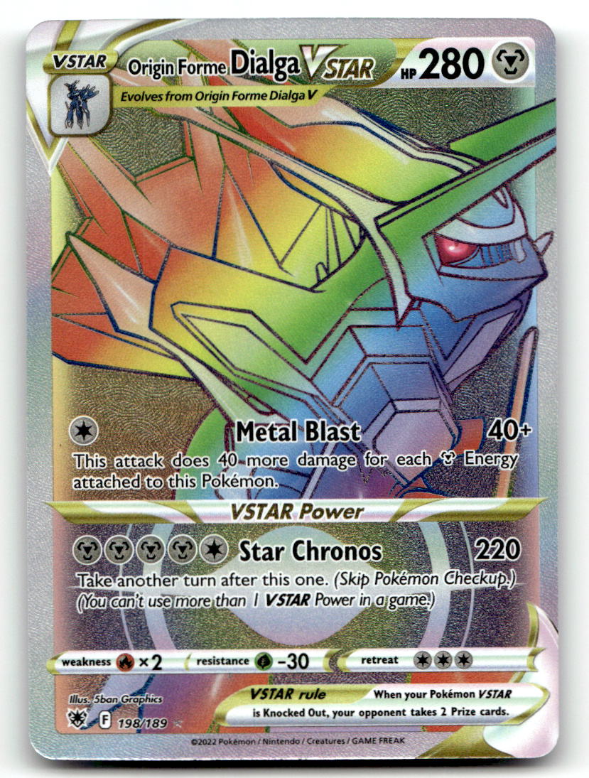 Origin Forme Dialga VSTAR - (Secret) SWSH10 198/189 NM