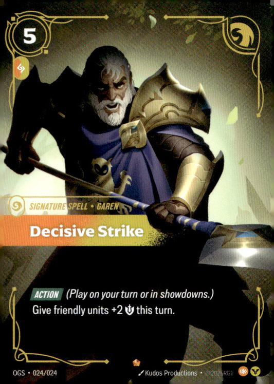 Decisive Strike OGS 024/024 Epic NM