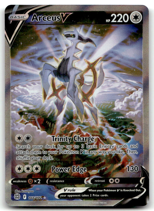Arceus V (Alternate Full Art) SWSH09 166/172 NM