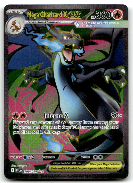 Mega Charizard X ex PFL 109/094 NM