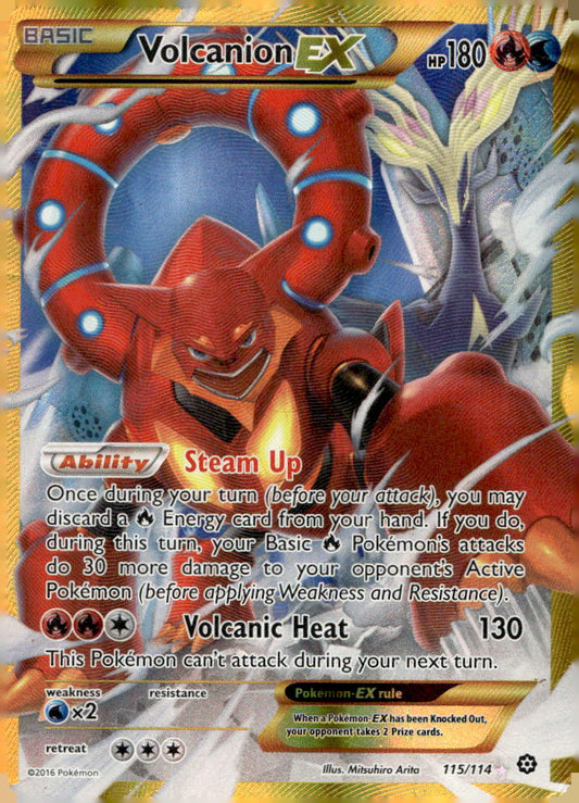 Volcanion EX (Secret) STS 115/114 DMG